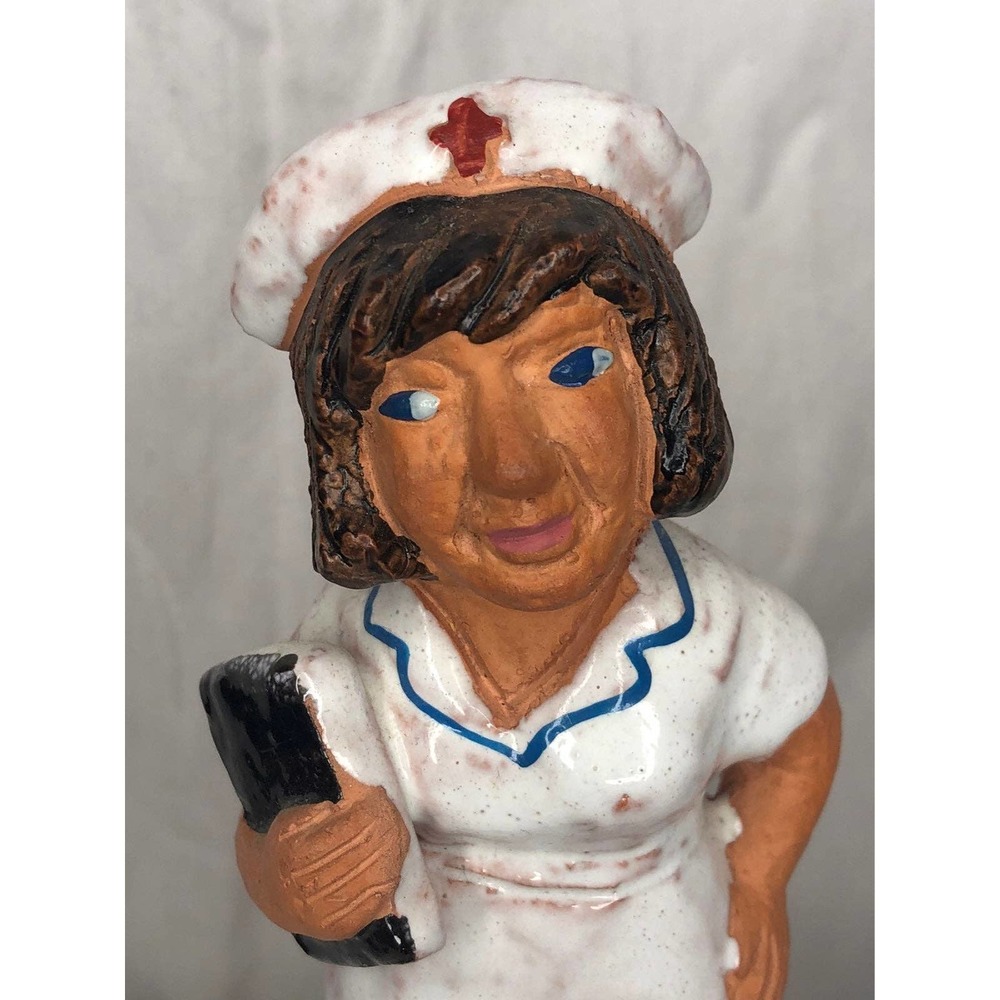 RARE ENESCO 1976 NURSE FIGURINE CERAMIC